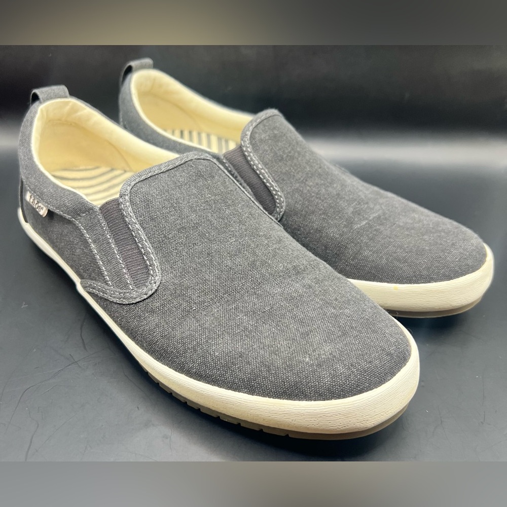 Taos- Dandy Women’s Slip-On Canvas Shoes - Gray- Size:9
